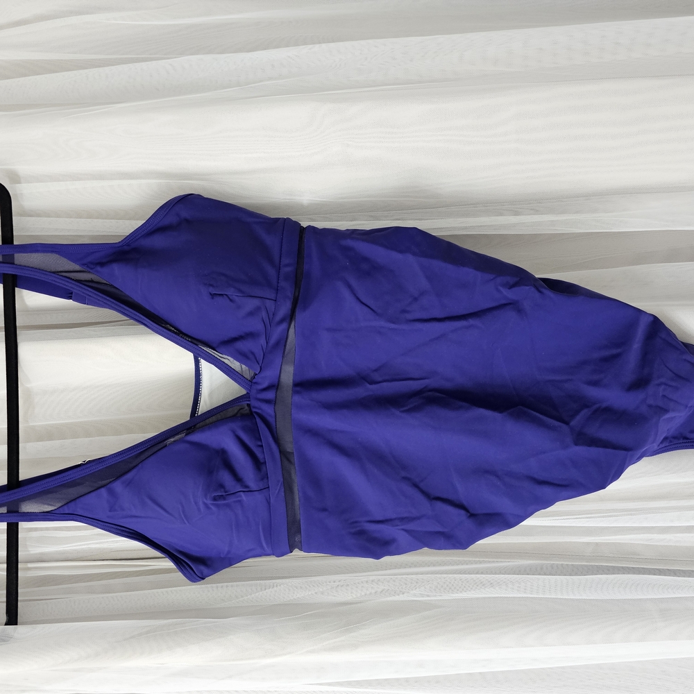 Vibrant Purple One-Piece Maternity Swimsuit